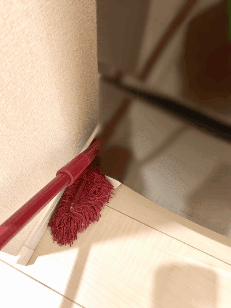 ダスキンのレンタルモップ　隙間